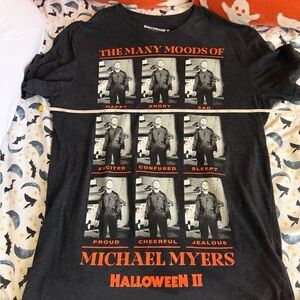 Halloween II The Many Moods of Michael Myers Tee M